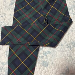 Ralph Lauren Blue, Green, Red & Yellow Plaid Trousers - Kids